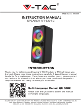 V TAC V-TAC VT-6204-2 Portable Speakers Manual de utilizare