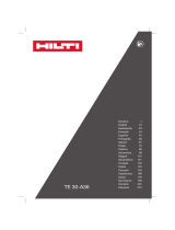 Hilti TE 30-A36 Manual de utilizare