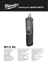 Milwaukee M12 SL Manual de utilizare