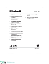 EINHELL TE-PS 165 Manual de utilizare