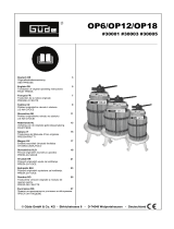 Güde OP6/OP12/OP18 Fruit Press Manual de utilizare