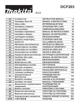 Makita DCF203 Cordless Manual de utilizare