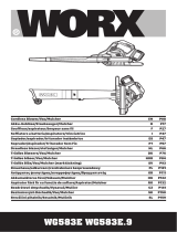 Worx WG583E, WG583E.9 Cordless Blower, Vacuum, Mulcher Manual de utilizare