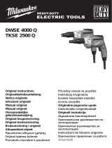 Milwaukee DWSE 4000 Q Manual de utilizare