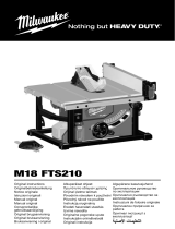 Milwaukee M18 FTS210 Manual de utilizare