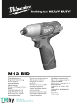 Milwaukee M12 BID Manual de utilizare