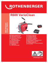 Rothenberger R600 VarioClean Manual de utilizare