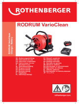 Rothenberger RODRUM VarioClean Manual de utilizare