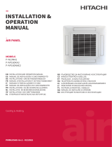 Hitachi P-N23NA2, P-AP160KA3, P-AP160NAE2 Air Panel Cooling and Heating Manual de utilizare