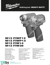 Milwaukee M12 FIWF12 Manual de utilizare