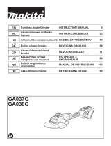 Makita GA037G Manual de utilizare