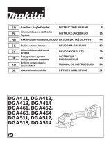 Makita DGA411 Manual de utilizare