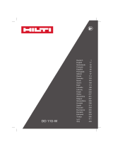 Hilti DD 110­W Diamond Core Drill Manual de utilizare