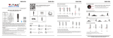 V TAC V-TAC VT-945 LED Solar Bollard Light Manual de utilizare