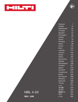 Hilti NBL 4-22 Manual de utilizare