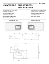 RAVAK UMYVADLO PRAKTIK-W R Manual de utilizare