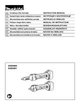 Makita DGD801 Manual de utilizare