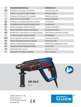 G de Gude 58115 Hammer Drill Manual de utilizare