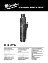 Milwaukee M12 FTB Manual de utilizare