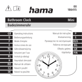 Hama Mini Bathroom Clock Manual de utilizare