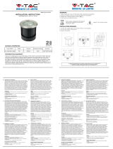 V TAC V-TAC VT-7679 Underground 8W LED Step Light Manual de utilizare