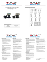 V TAC V-TAC VT-7677 Underground Lamp Manual de utilizare