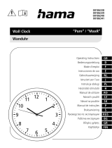 Hama “Pure” / “MaxR” Wall Clock Manual de utilizare