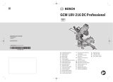 Bosch GCM 18V-216 DC Professional Manual de utilizare