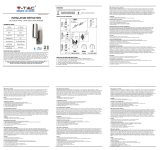 V TAC V-TAC VT-7622PIR Outdoor Wall Lamp Manual de utilizare