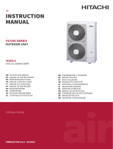 Hitachi RAS-(4-10)WH(V)NPE PMNL0372B YUTAKI Series Outdoor Unit Manual de utilizare