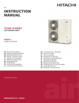 Hitachi RASM-(3-6)(V)NE YUTAKI Series Outdoor Unit Manual de utilizare