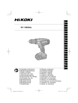 Hikoki DV18DGAL 18v Cordless Combi Drill Manual de utilizare