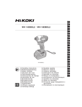 Hikoki WH 14DBDL2, WH 18DBDL2 Impact Screwdriver Manual de utilizare