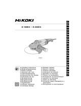 Hikoki G 18SE4 Disc Grinder Manual de utilizare