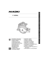 Hikoki C 18DBAL Brushless Circular Saw Manual de utilizare
