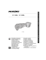 Hikoki CV 18DBL 18V Electric Multi-function Oscillating Tool Manual de utilizare