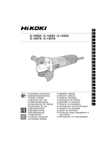 Hikoki G 10SS2 Angle Grinder Manual de utilizare