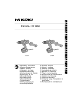 Hikoki DS 36DA Multi Volt Cordless Combi Drill Manual de utilizare