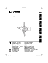 Hikoki D13 240v 13mm R Drill Manual de utilizare