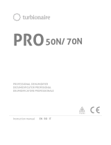 turbionaire Pro 70N Professional Dehumidifier Manual de utilizare