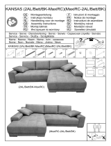 NOVA MAZUR DESIGN BK-MaxiRC Via Corner Sofa Manual de utilizare