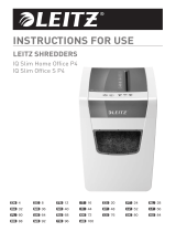 Leitz SHREDDERS IQ Slim Home Manual de utilizare