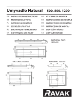 RAVAK Umyvadlo Natural 500 Manual de utilizare