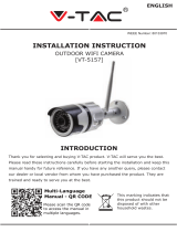 V TAC V-TAC VT-5157 Outdoor WiFi Camera Manual de utilizare