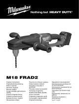 Milwaukee M18 FRAD2-0 Manual de utilizare