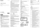 Sony VPL-VW890ES Manual de utilizare