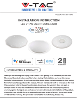 V TAC V-TAC VT-5141 LED TAC Smart Dome Light Manual de utilizare