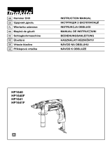 Makita HP1640 Cordless Hammer Dril Manual de utilizare