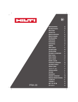 Hilti PRA 20 Manual de utilizare