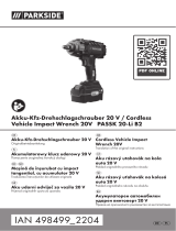 Parkside 20-Li B2 Manual de utilizare